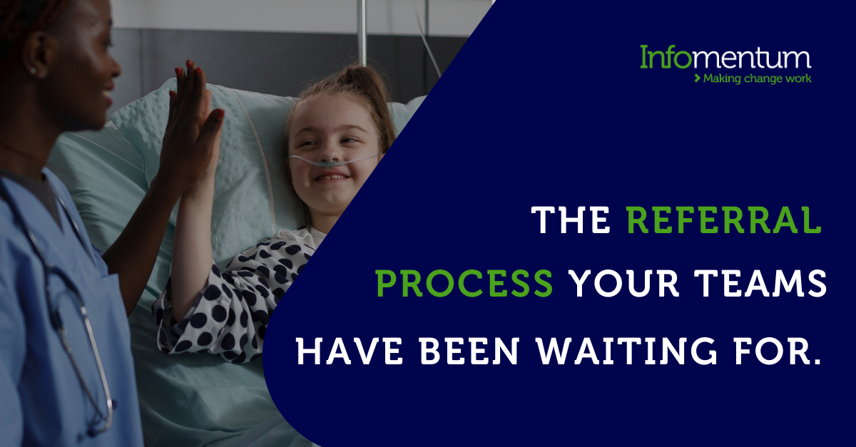 The referral process your teams have been waiting for.