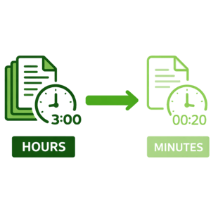 From hours to minutes