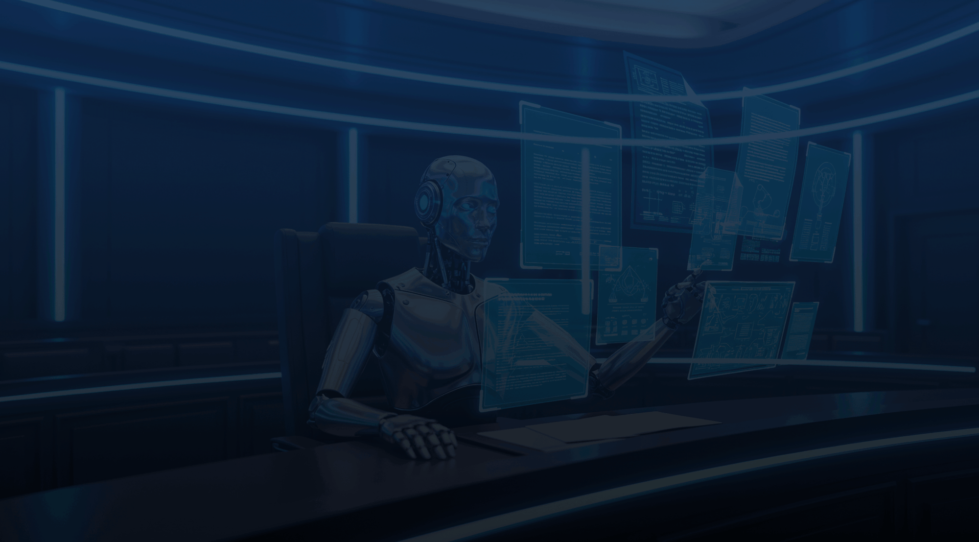 ai agent working at a computer ai agent working at a computer
