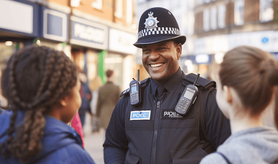a friendly policeman - Humberside police case study