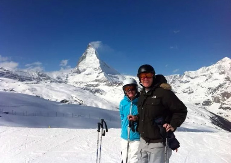 Skiing the Matterhorn in Zermatt 